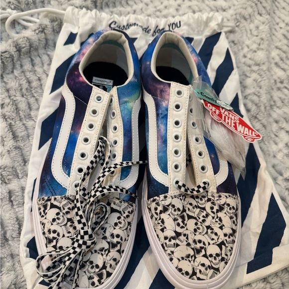 Vans Custom Galaxy Colorway Foamposite One - Unisex Size W12 M10.5 - Picture 9 of 15